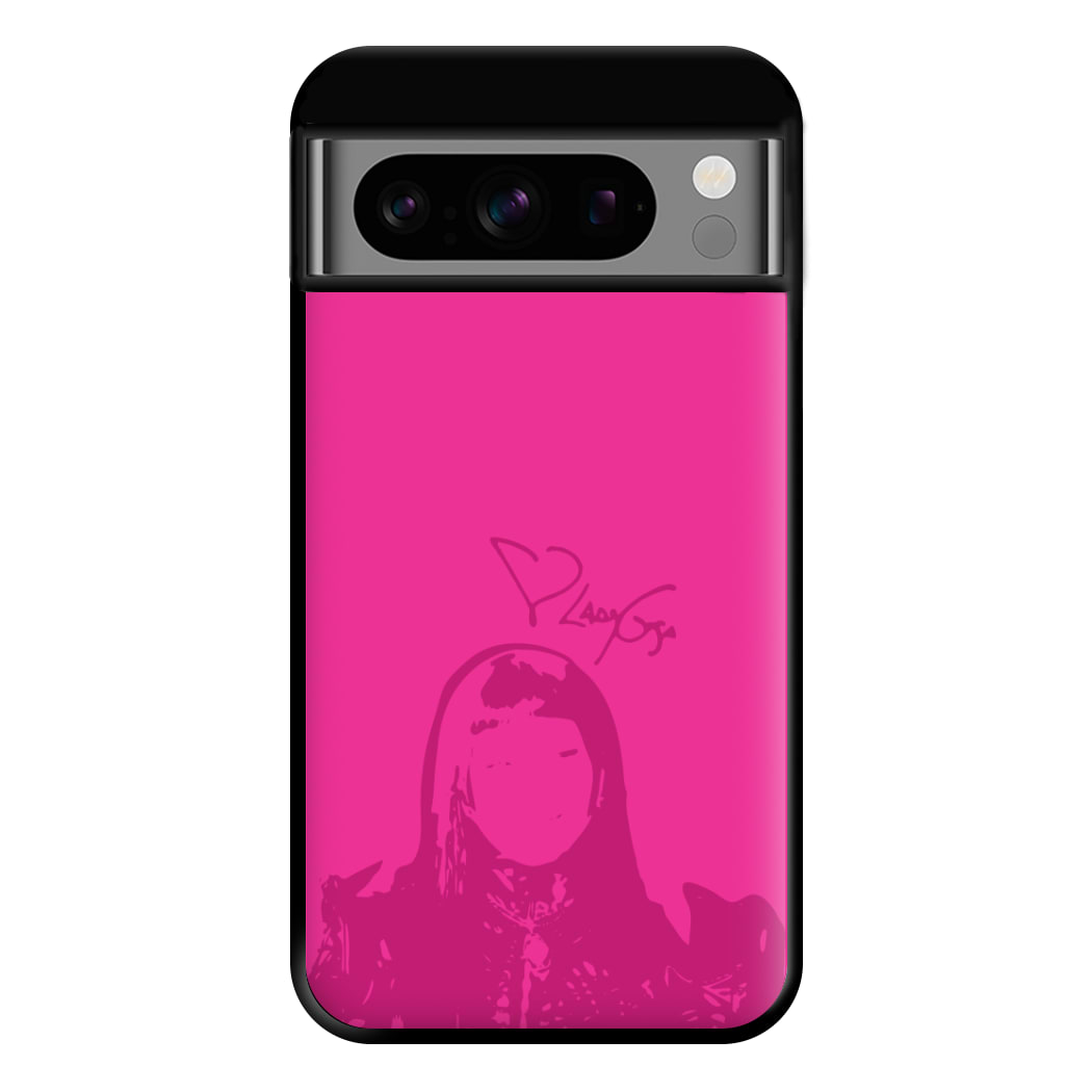 Pink Gaga Silhouette  Google Pixel 8 Pro Case