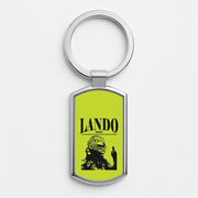 Lando Black And Green  Luxury Keyring 1