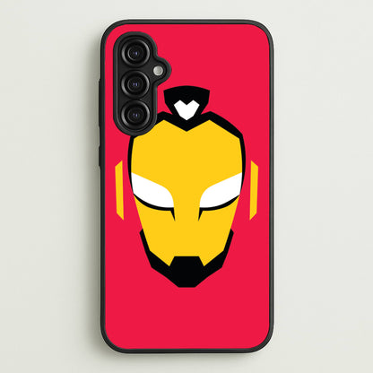 Metal Heart Hero Face Galaxy A14 Case