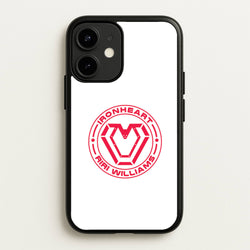 Metal Heart Riri iPhone 12 Mini Case