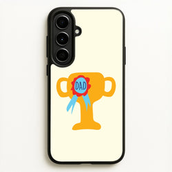 Cartoon Dad Trophy Galaxy A56 Case