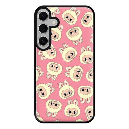 Cute Cream Monster Face Pattern Galaxy S24FE Case