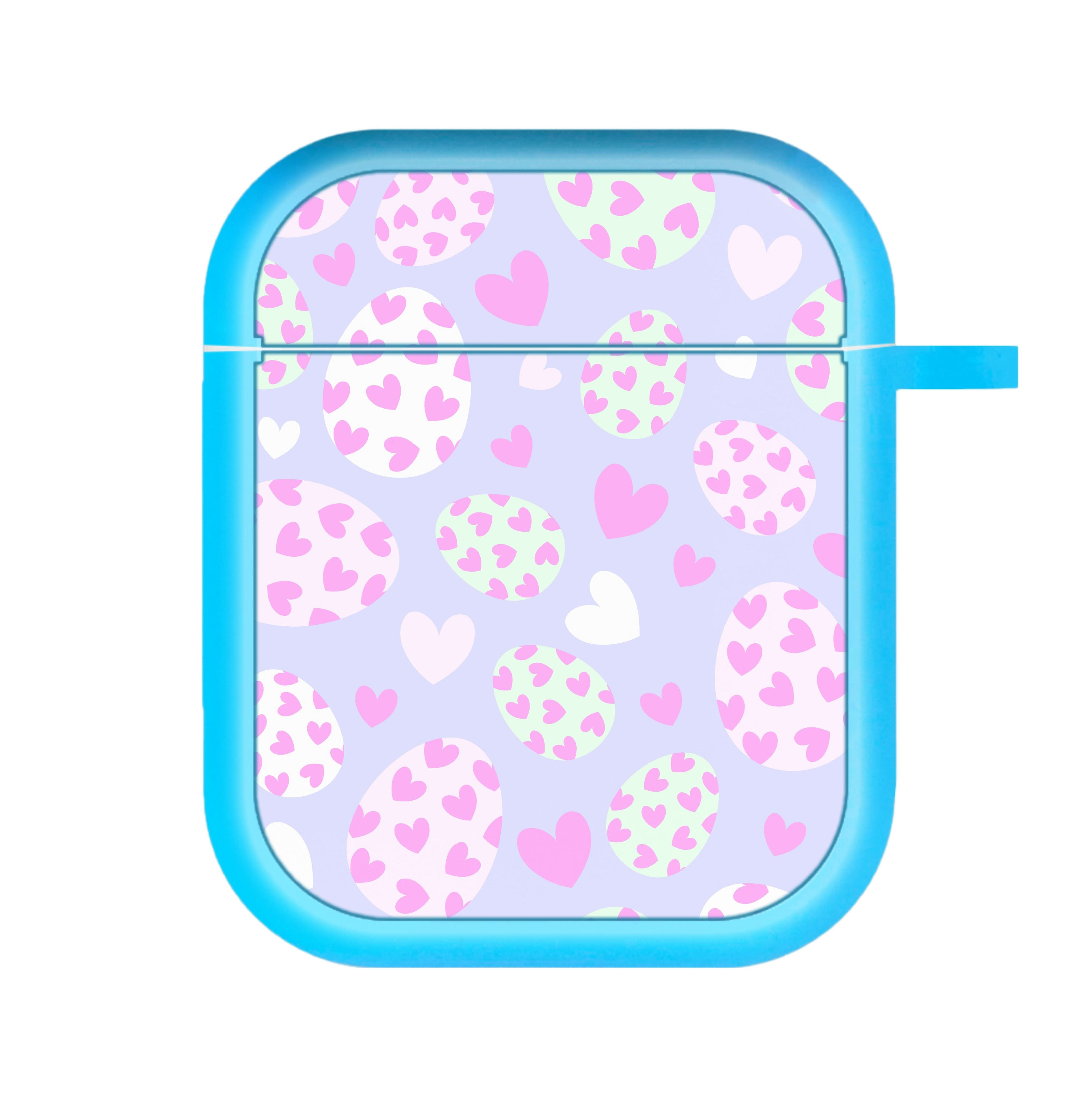 Heart Easter Eggs Pattern AirPods Case