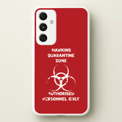Hawkins Quarantine Zone Galaxy A55 Case