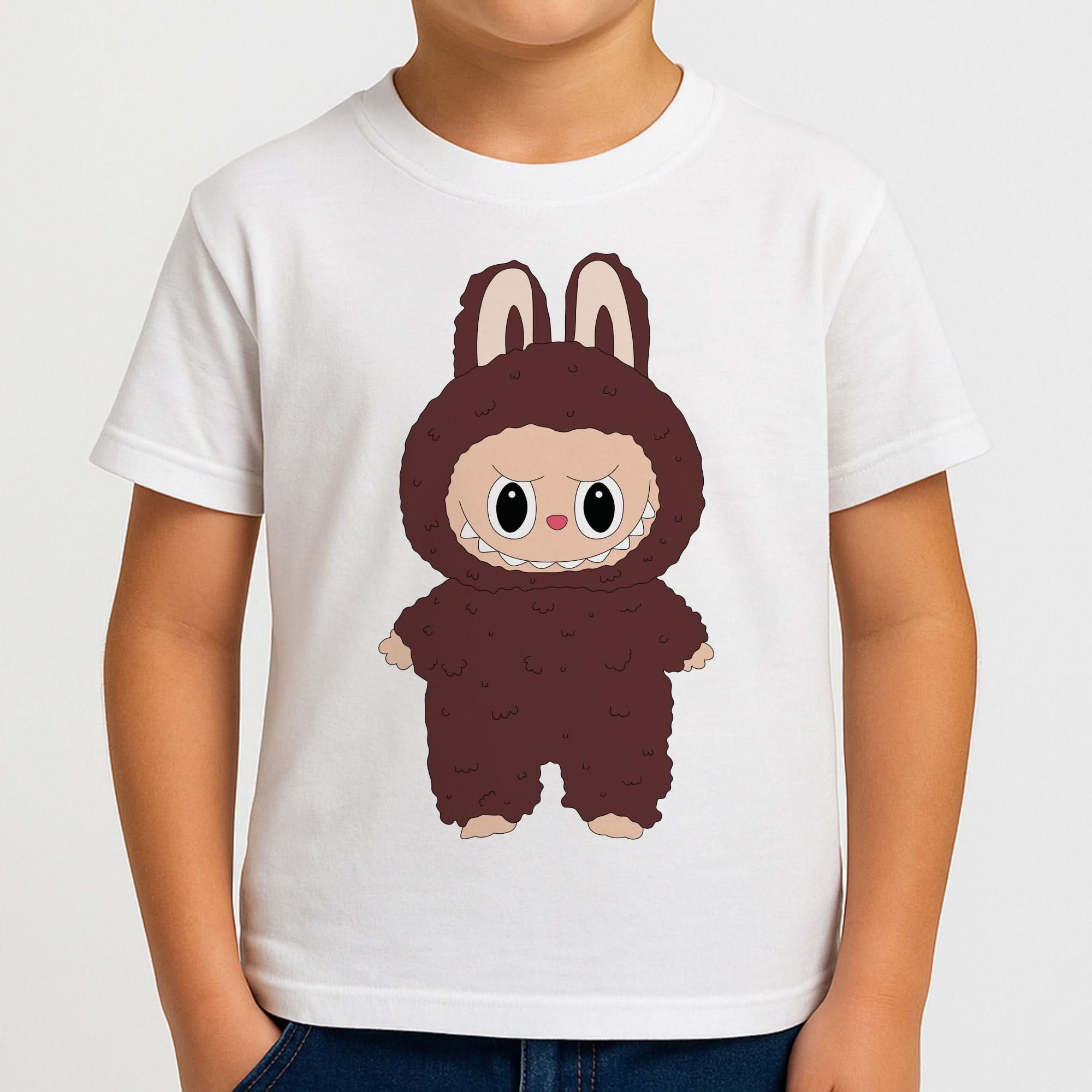 Cute Brown Monster Boys T-Shirt