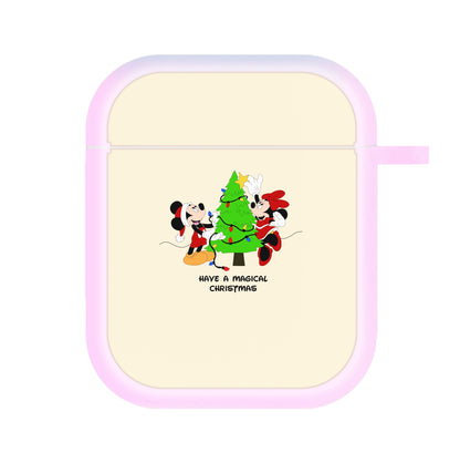 Festive Fairytale Mice - Christmas AirPods Case