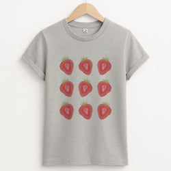 Market Berries Unisex Grey T-Shirt
