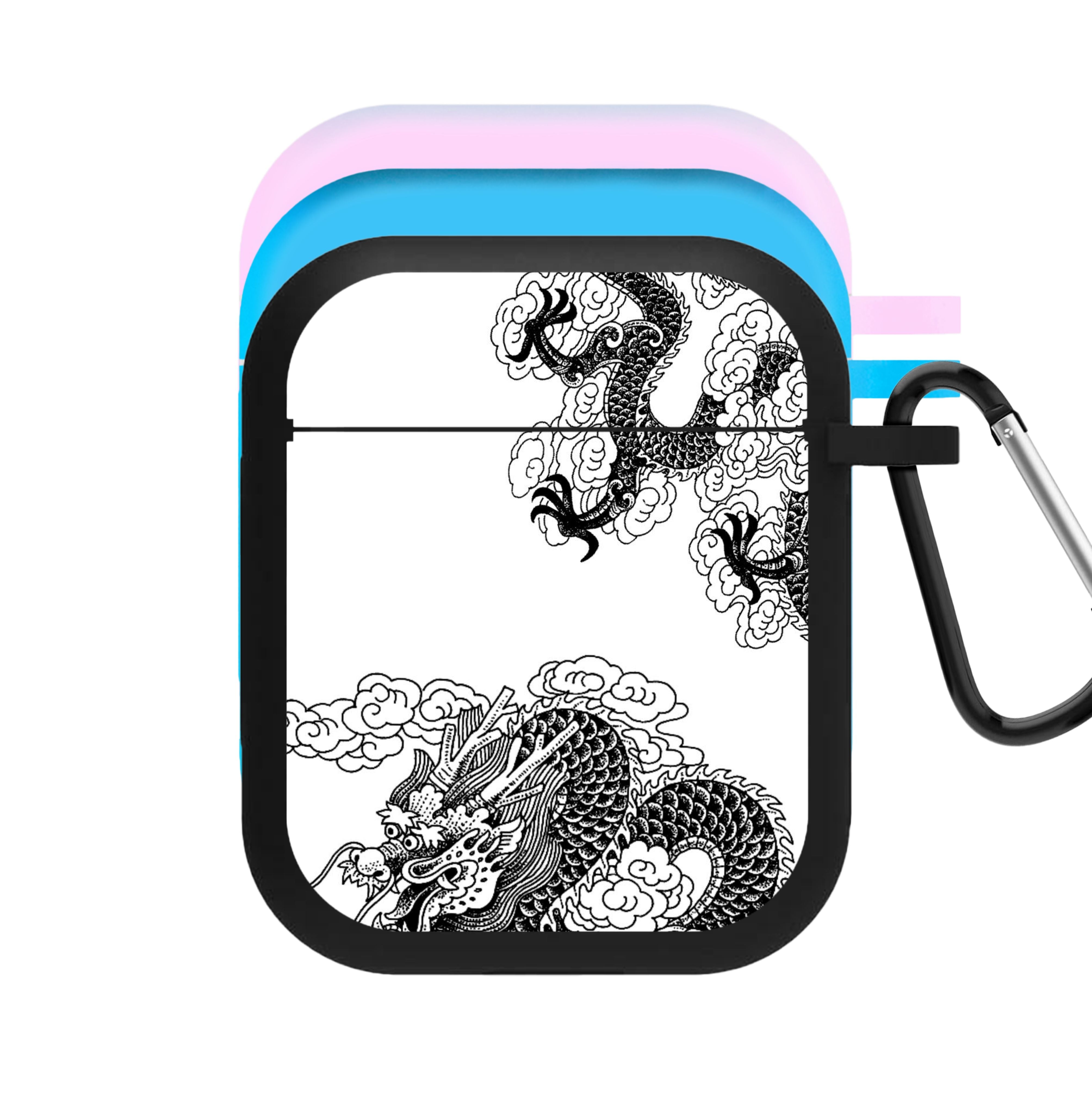 Black Dragon AirPods Case