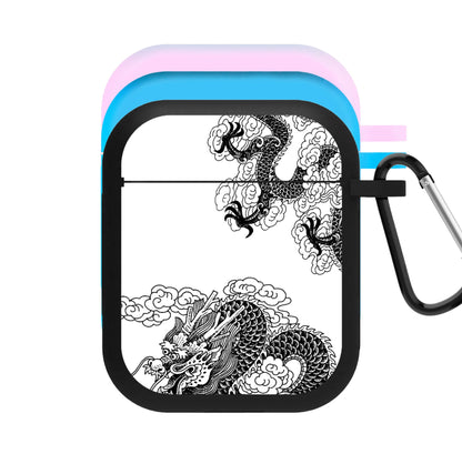 Black Dragon AirPods Case