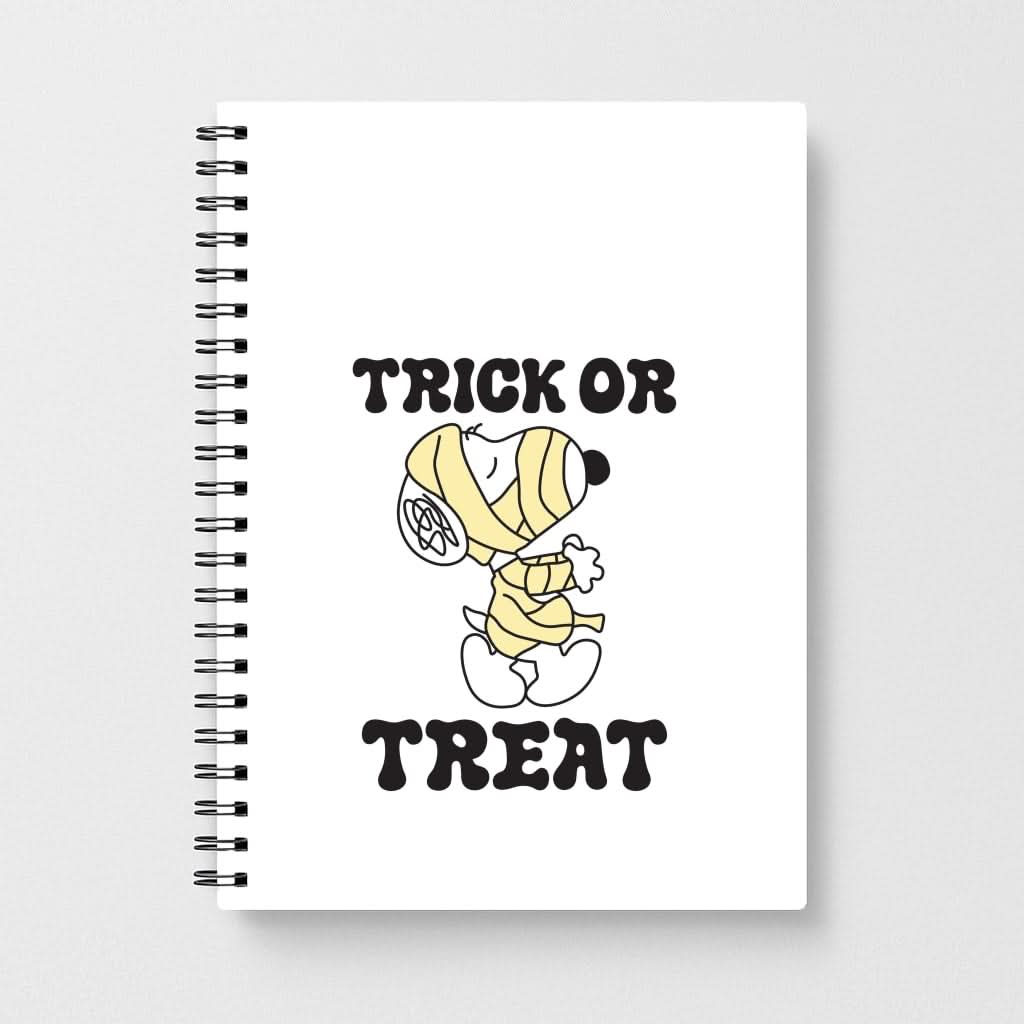 Trick Or Treat Cartoon Beagle Notebook