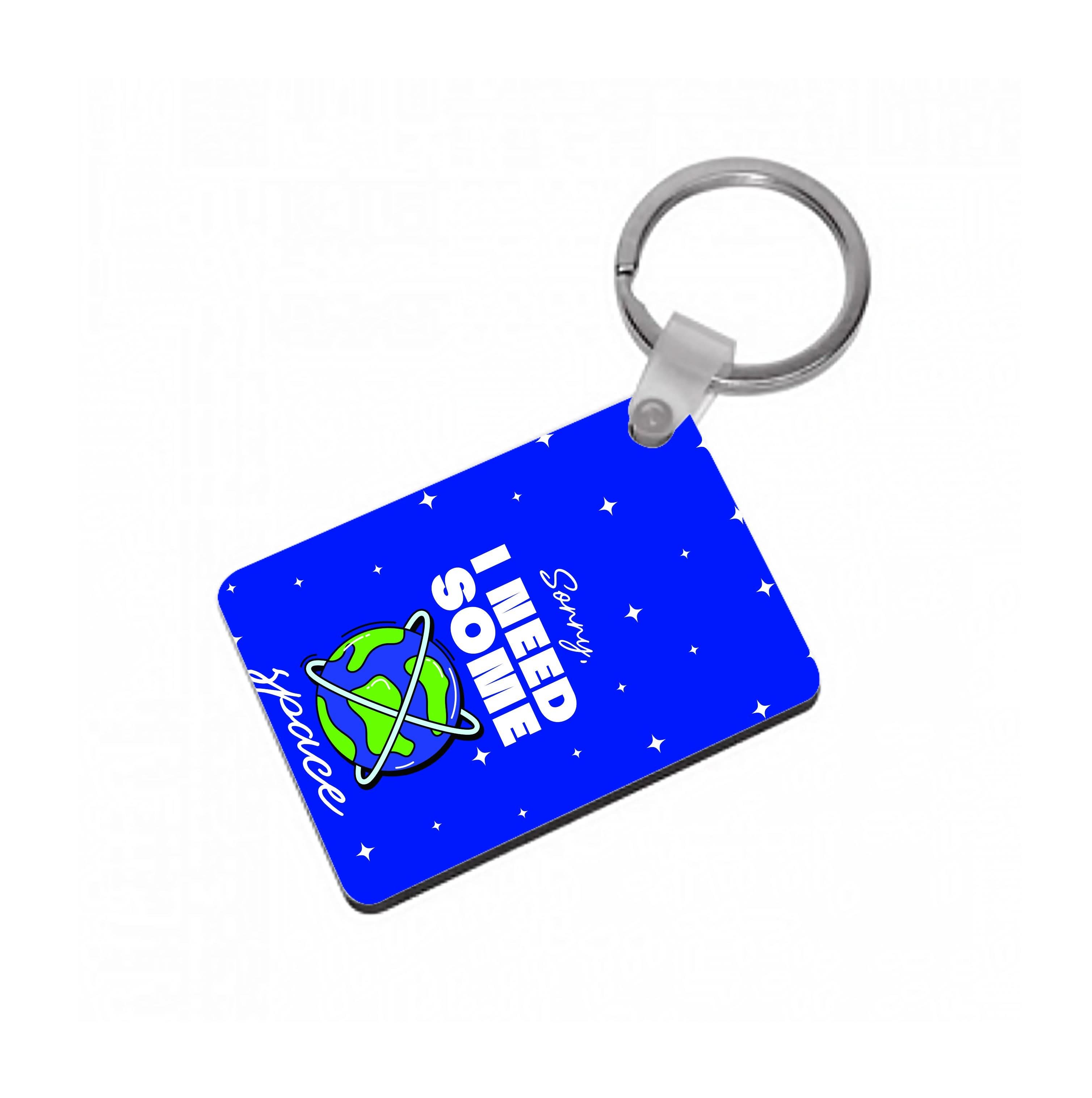 Cartoon I Need Some Space Keyring