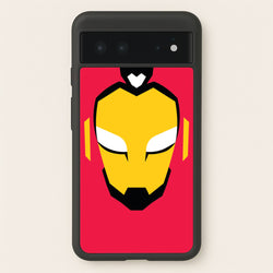 Metal Heart Hero Face Google Pixel 6 Case