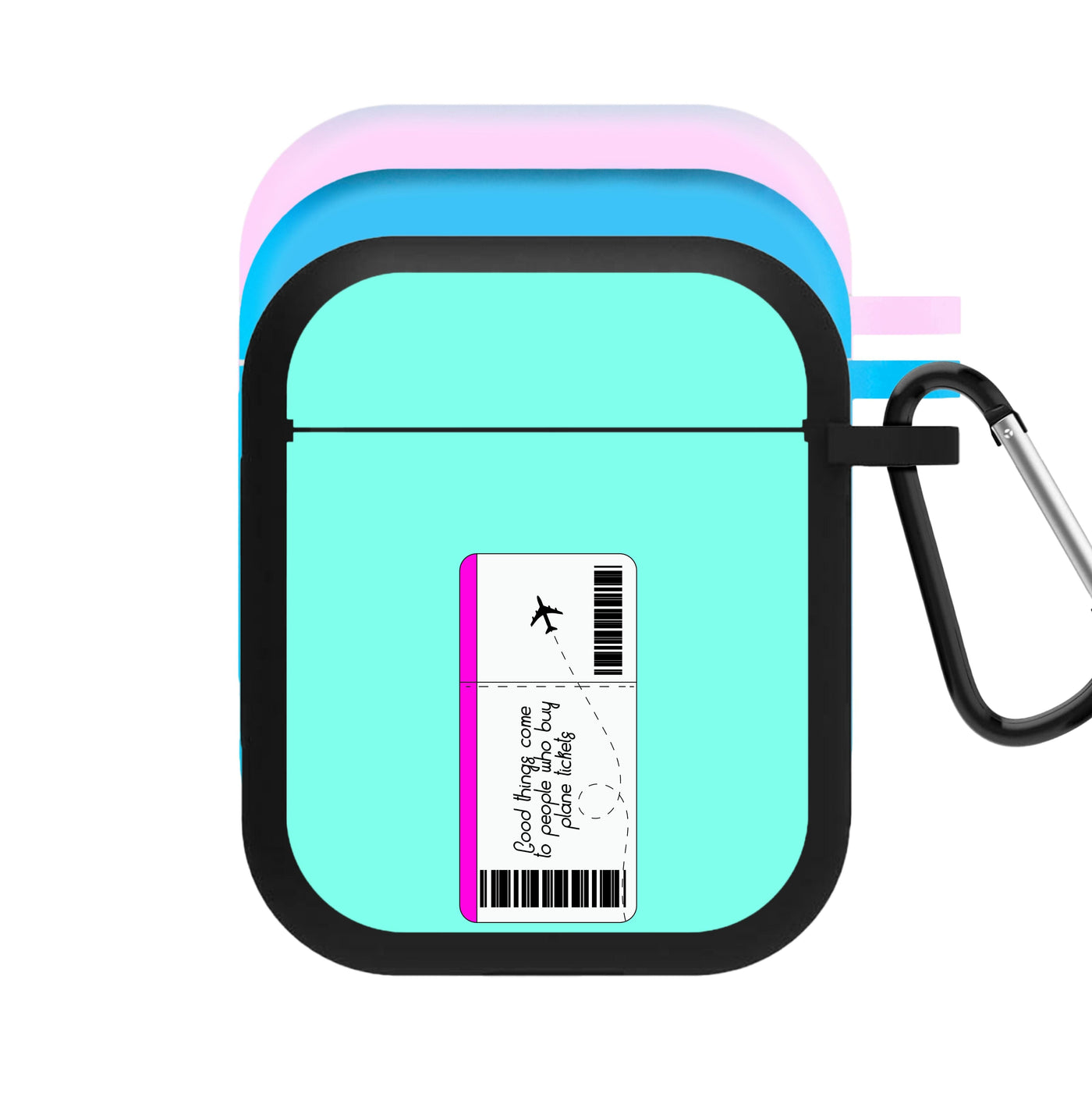 Buy Plane Tickets - Travel AirPods Case