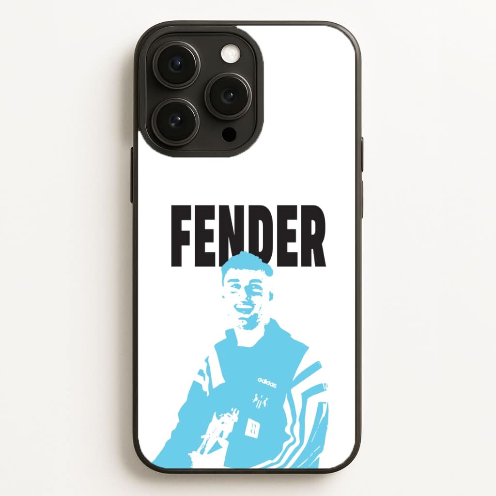 Fender Silhouette Blue Phone Case for Apple iPhone, Samsung Galaxy, Huawei and Google Pixel