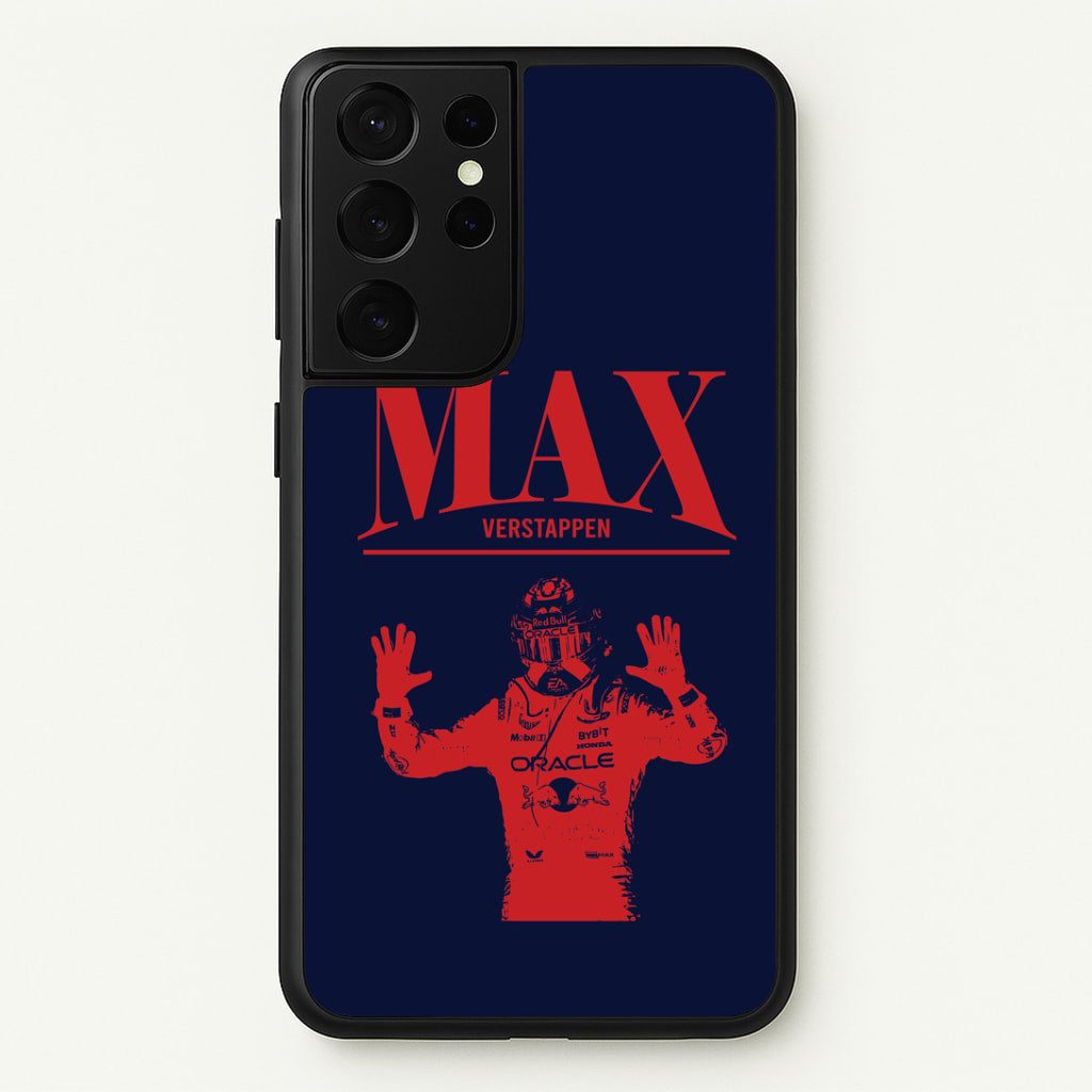 Max Blue And Red Galaxy S21 Ultra Case