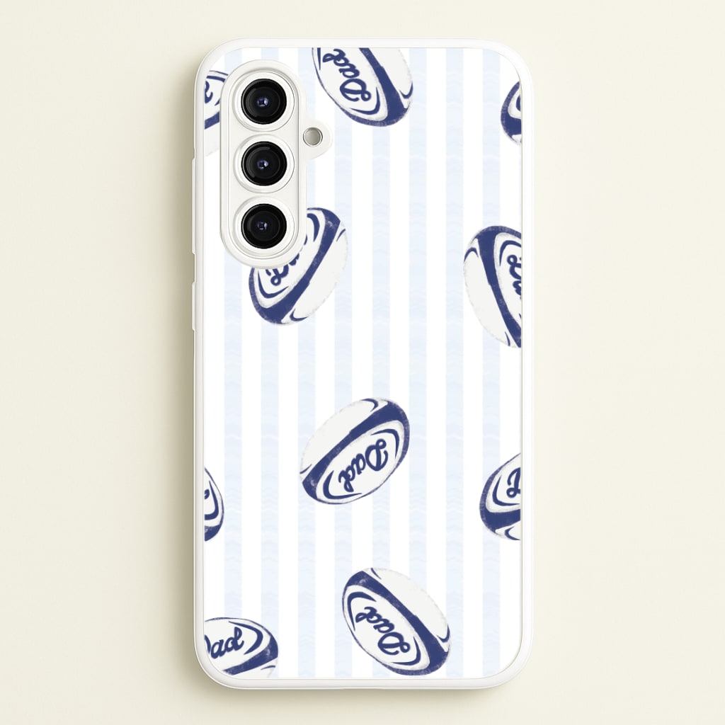 Dad Rugby Ball Pattern Galaxy A16 Case