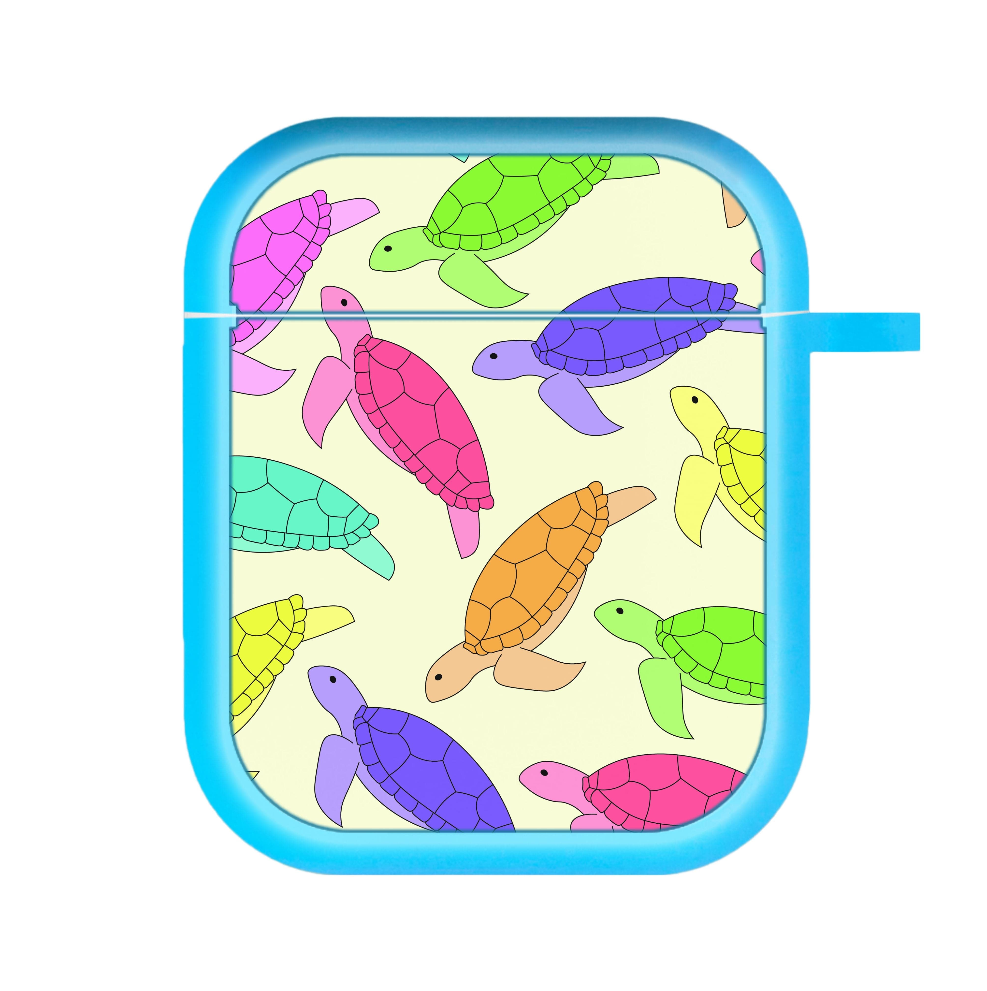 Multi Coloured Turtle Pattern - Sealife AirPods Case