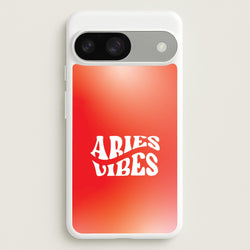 Aries Vibes Gradient Zodiac Google Pixel 9 / 9 Pro Case