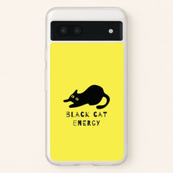 Black Cat Energy Google Pixel 6a Case