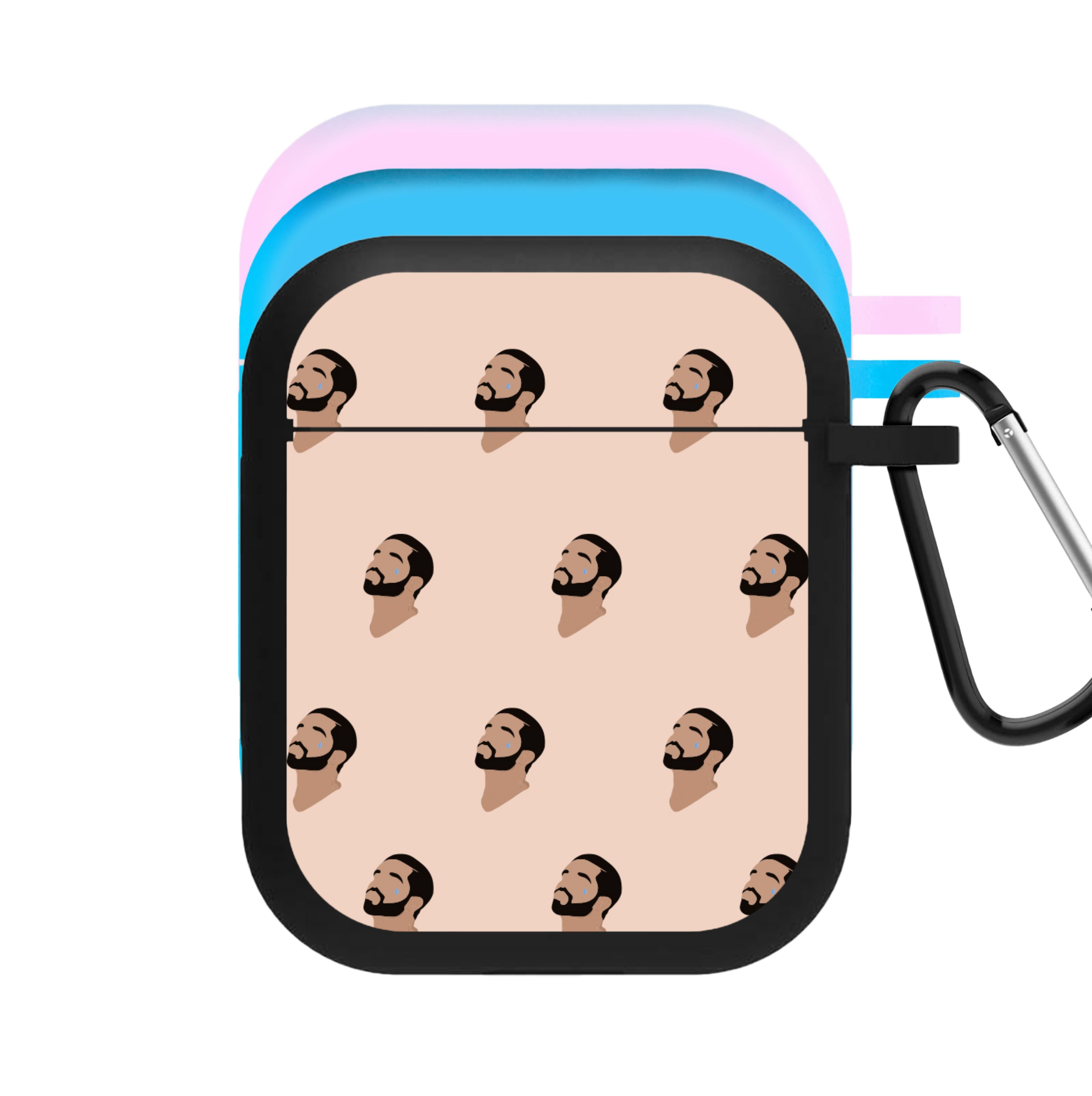 Drake Face Pattern AirPods Case