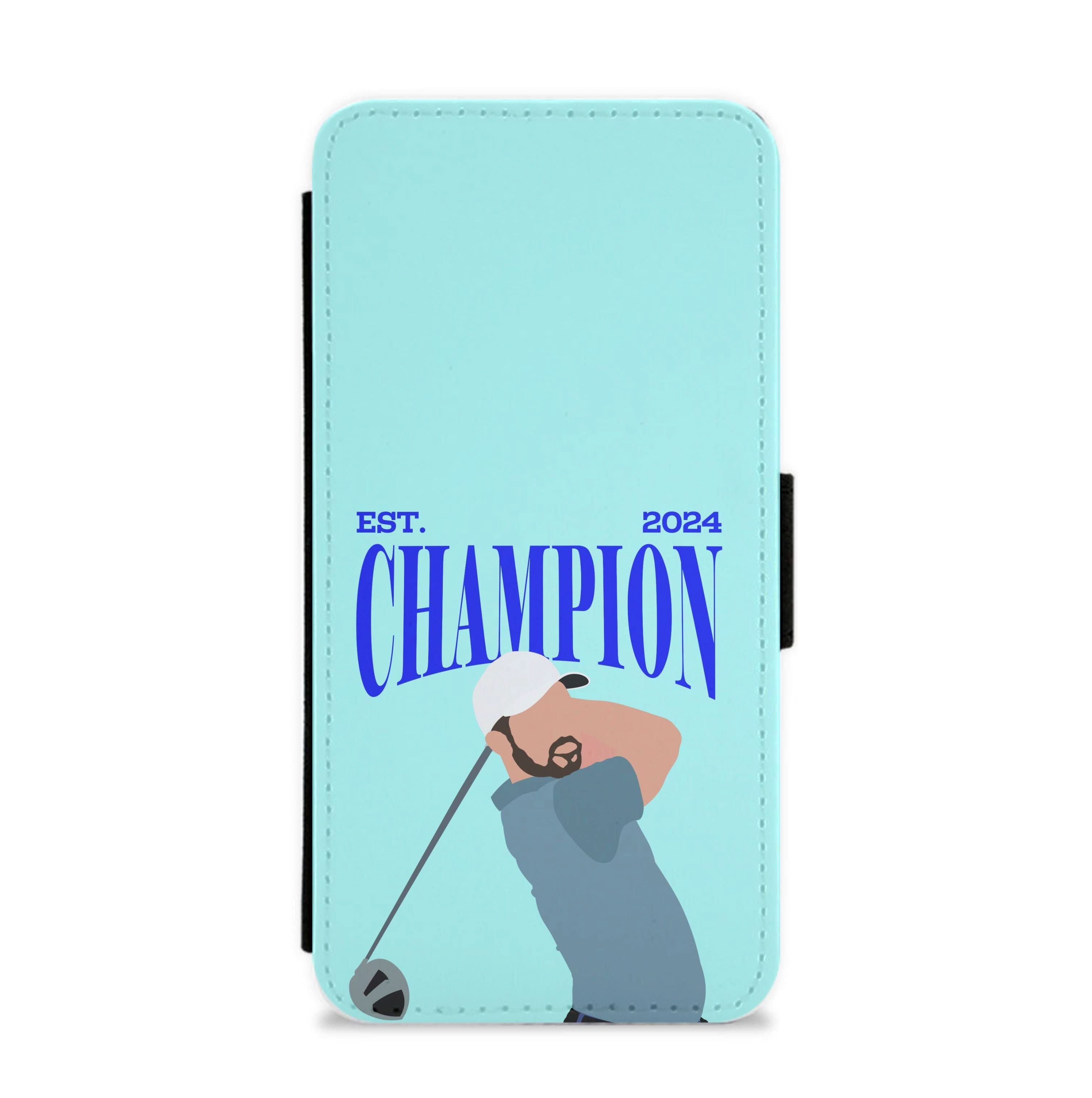 Schauffele Champion 2024 Flip / Wallet Phone Case