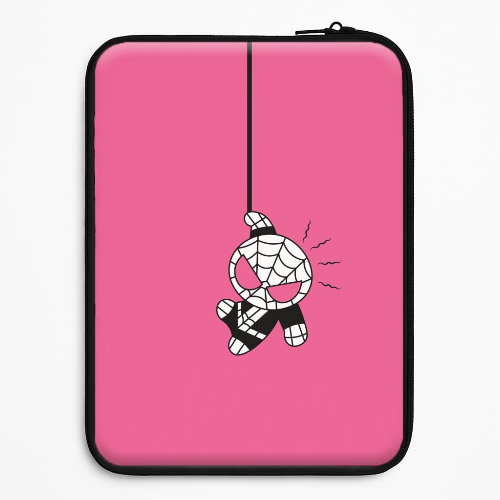 Pink Hanging Spider Hero  Universal Laptop Sleeve