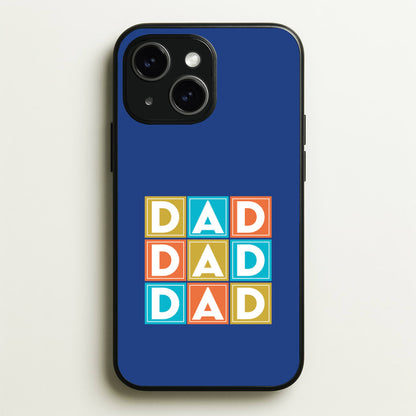 Dad Cubes iPhone 15 Case