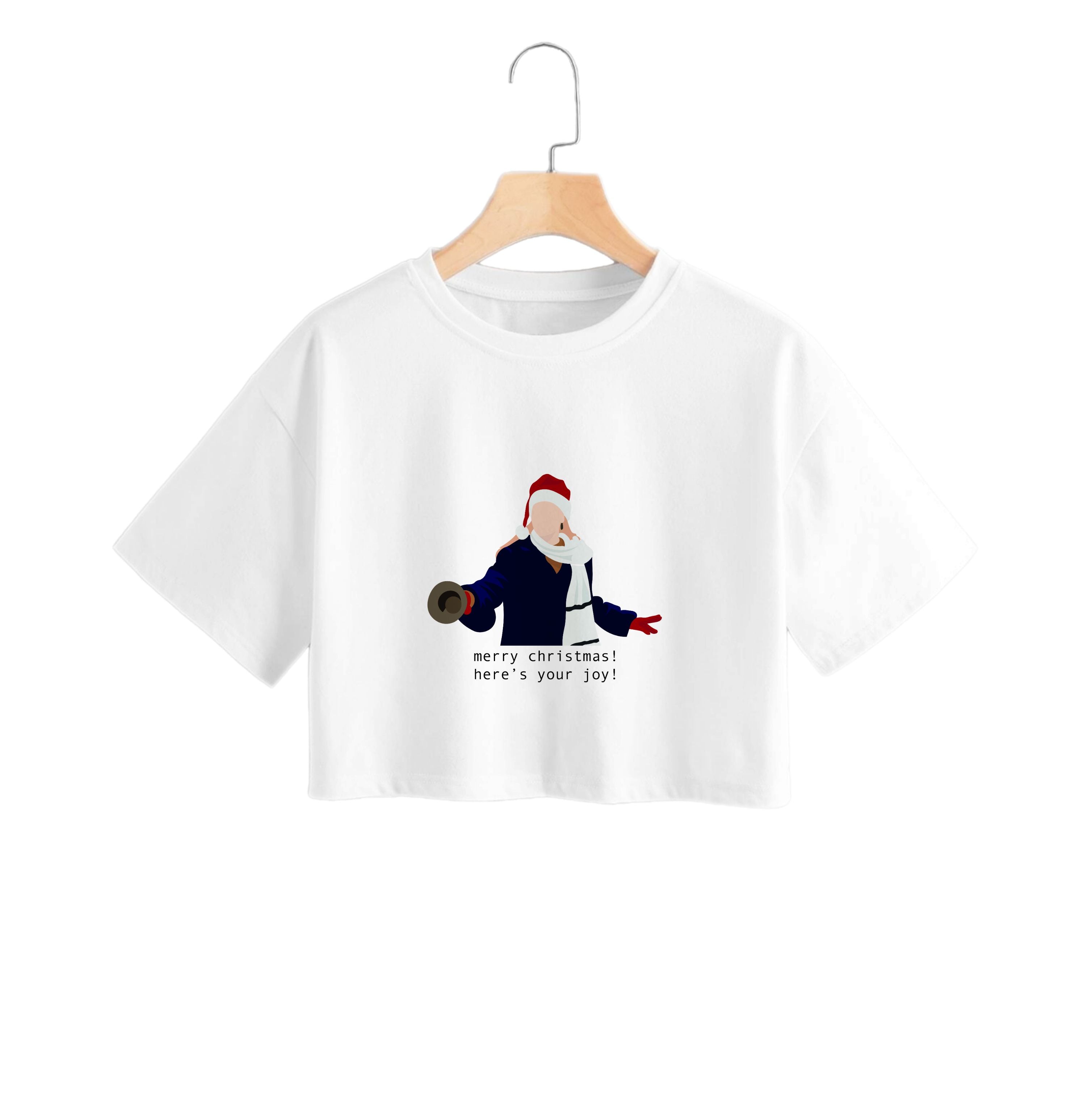 Merry Christmas! Here's Your Joy - Friends Crop Top