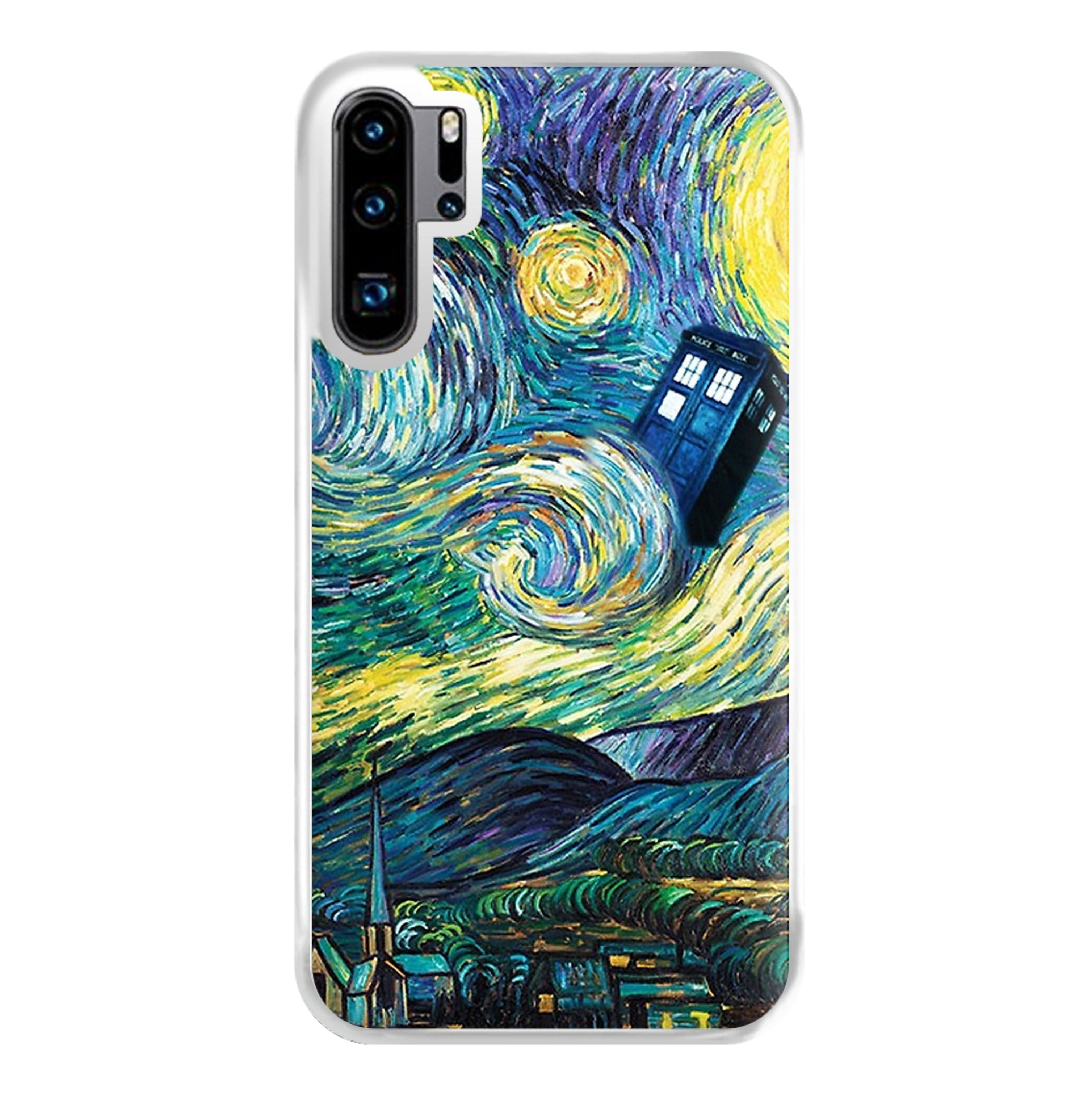 Starry Night Tardis Phone Case