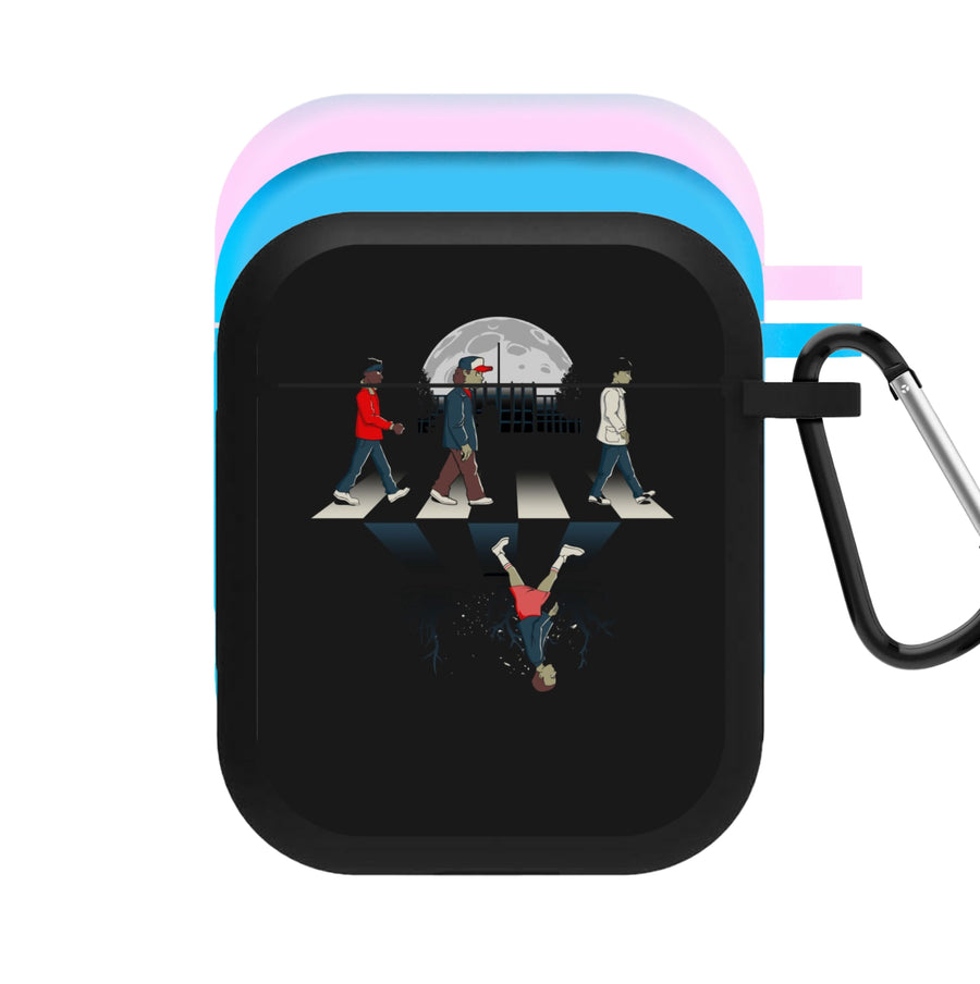 Upside Down Road - Stranger Things AirPods Case