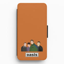 Rock Band Members Flip / Wallet Phone Case