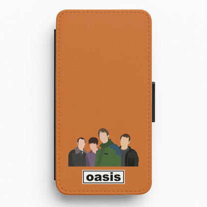 Rock Band Members Flip / Wallet Phone Case