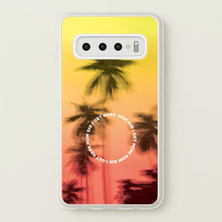 Palm Trees Circle Galaxy S10 Case
