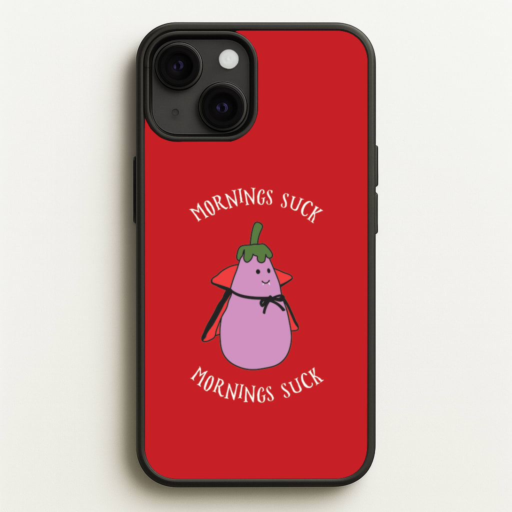 Mornings Suck Plush - Halloween iPhone 13 Case