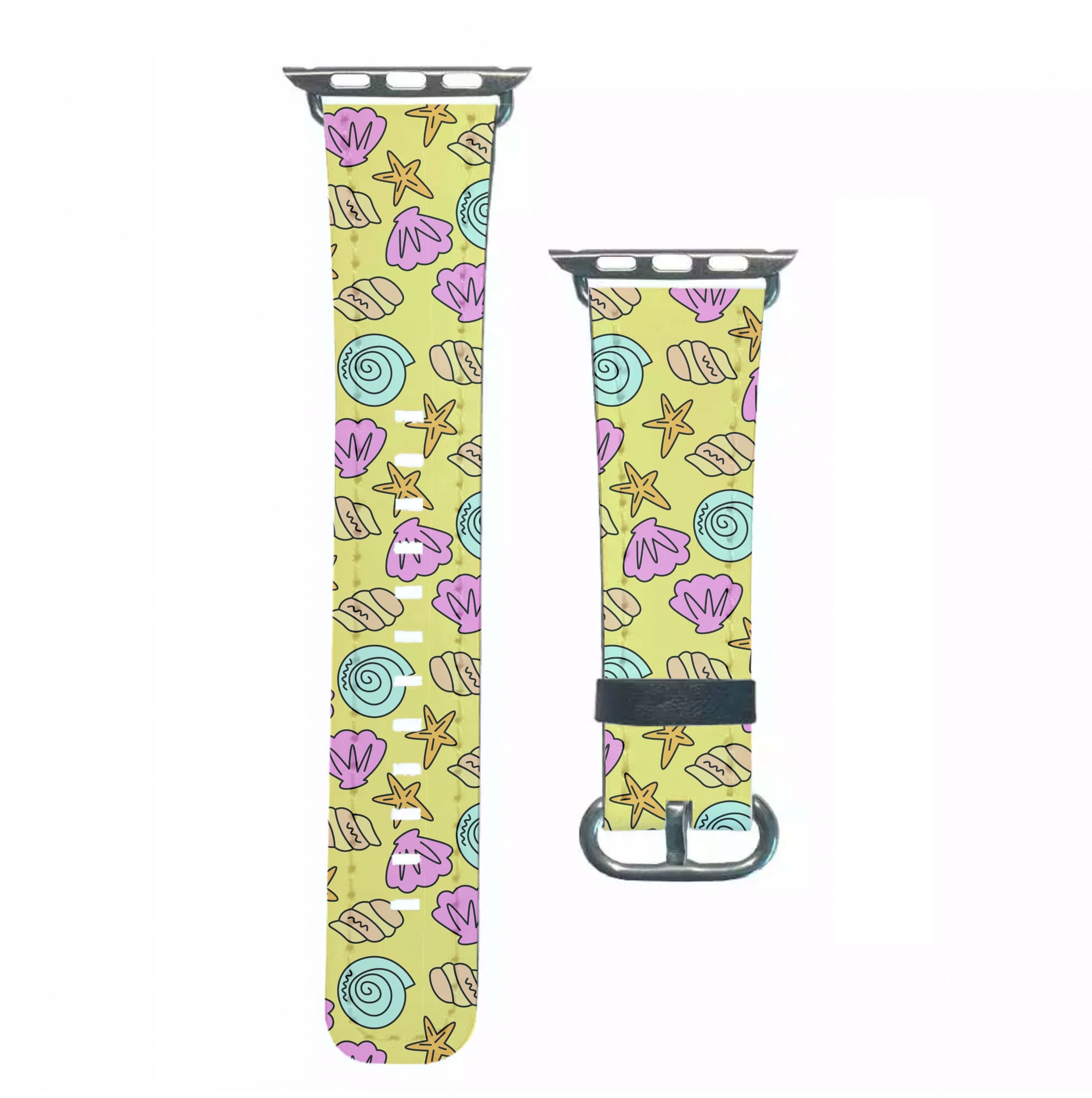 Seashells Pattern 2 Apple Watch Strap