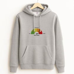 Burnt Bean Guage Unisex Grey Hoodie