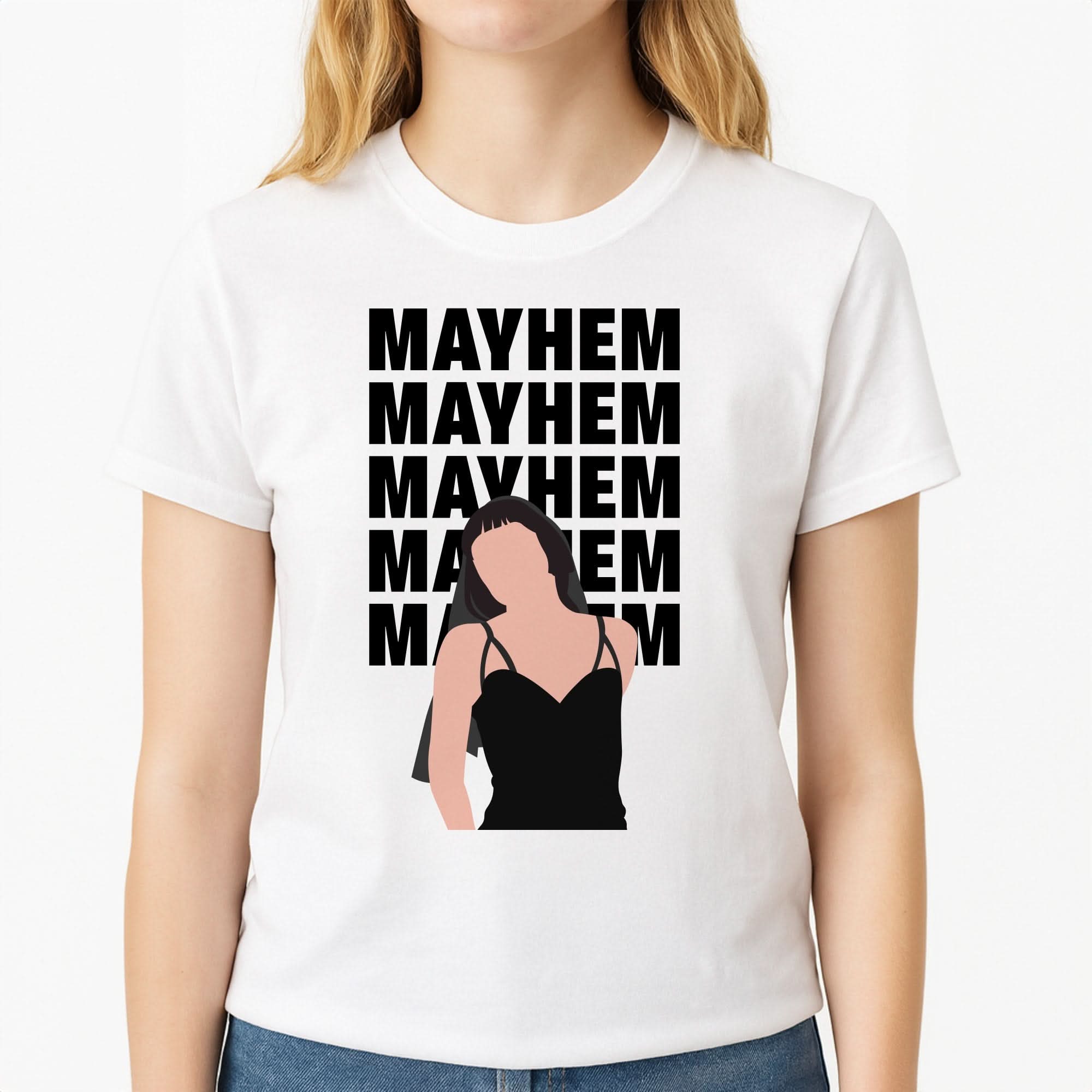 Neon Green Mayhem Womens T-Shirt