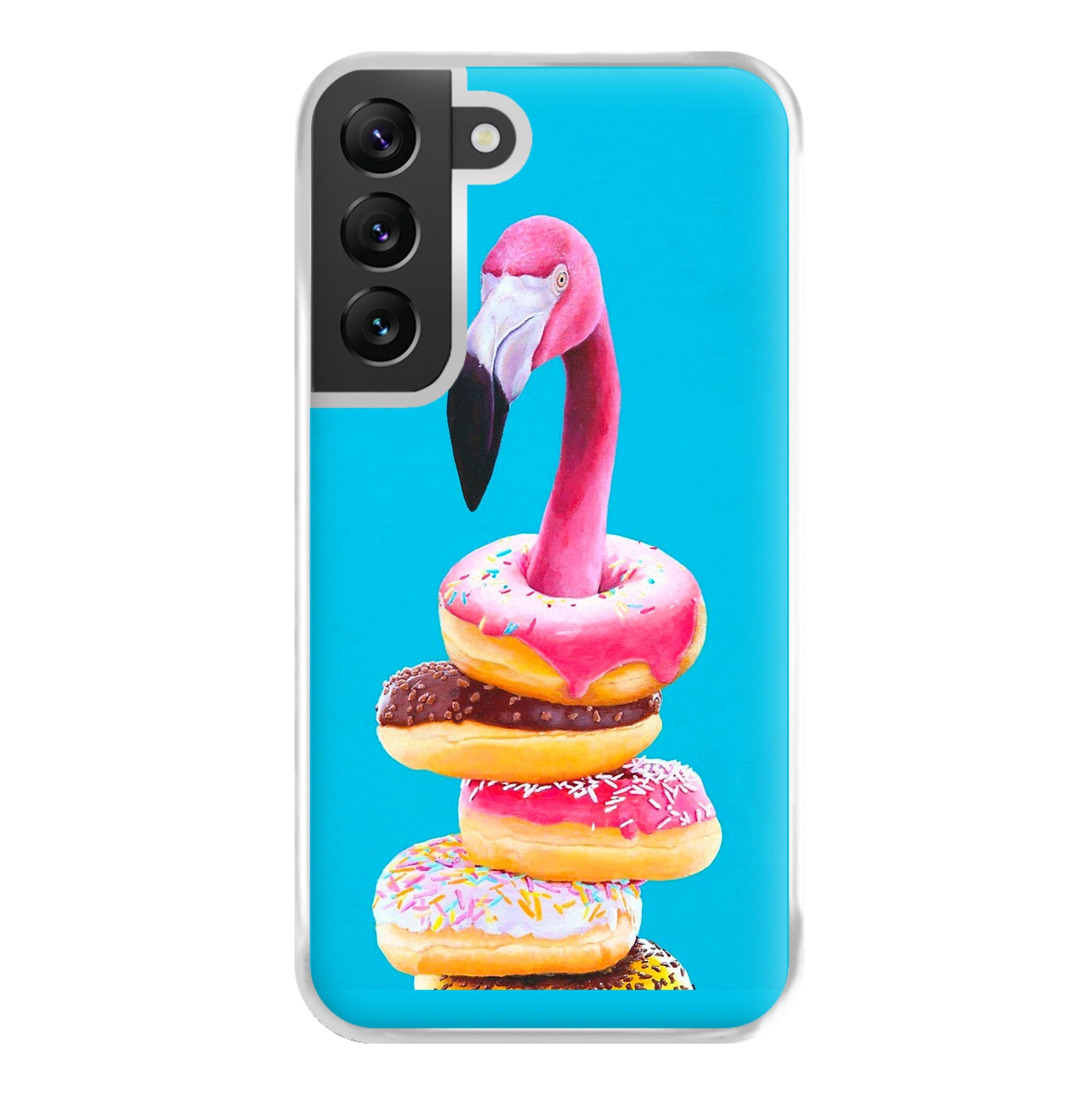 A Famished Flamingo Phone Case