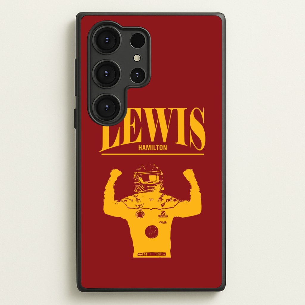Lewis Red And Gold Galaxy S25 Ultra Case