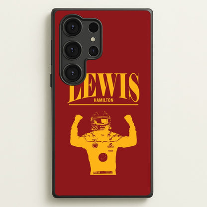 Lewis Red And Gold Galaxy S25 Ultra Case