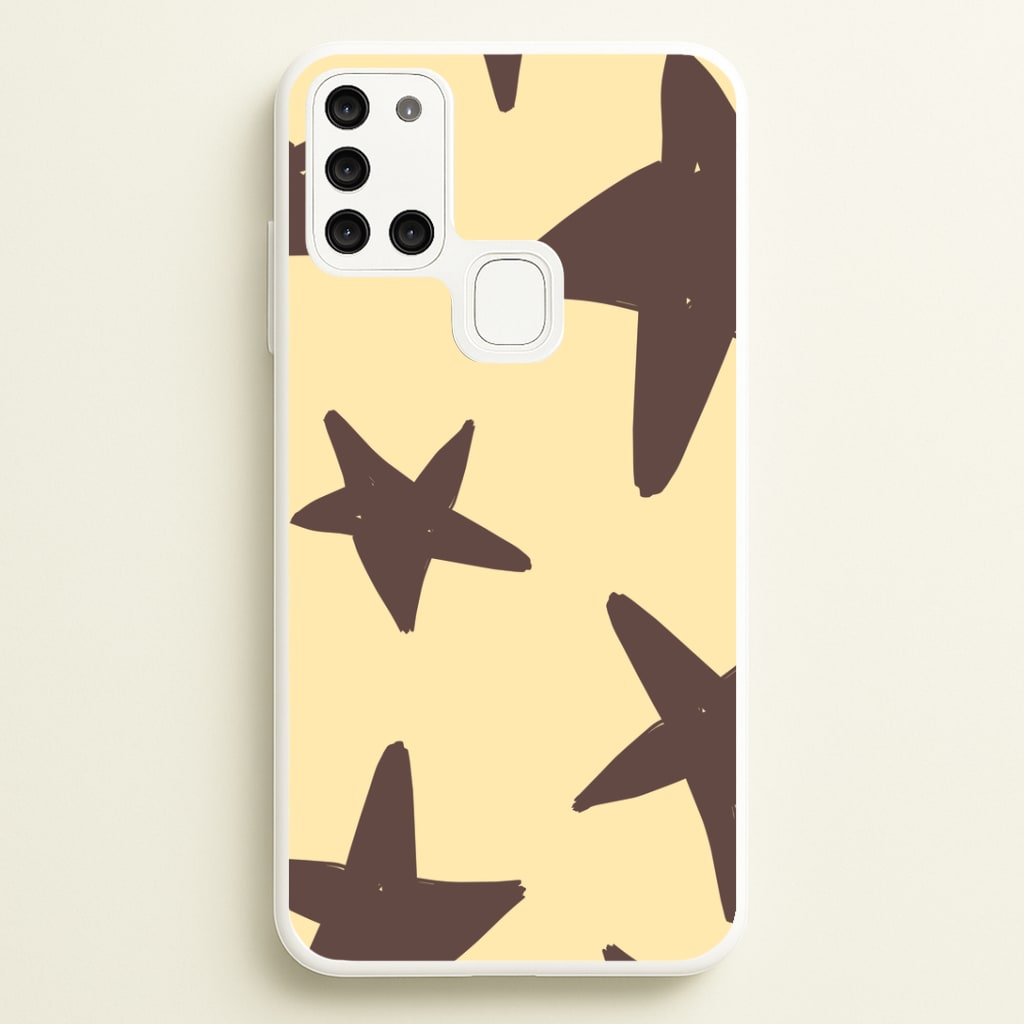 Vanilla & Chocolate Stars Galaxy A21s Case