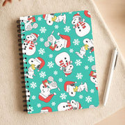 Christmas Cartoon Beagle Pattern Notebook 3