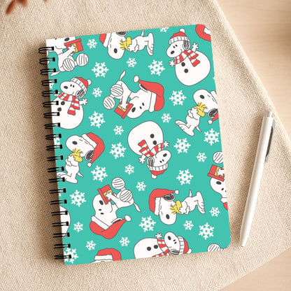 Christmas Cartoon Beagle Pattern Notepad