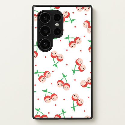 Cherry Angels Pattern Galaxy S24 Ultra Case