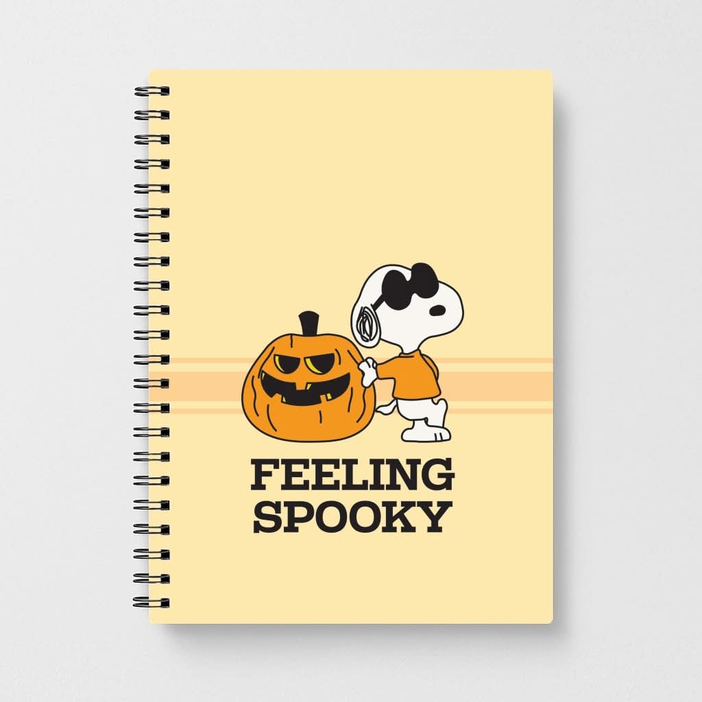 Feeling Spooky Cartoon Beagle Notebook