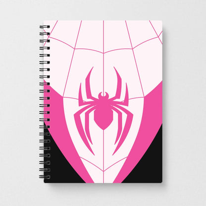 Pink And Black Spider Costume Notebook