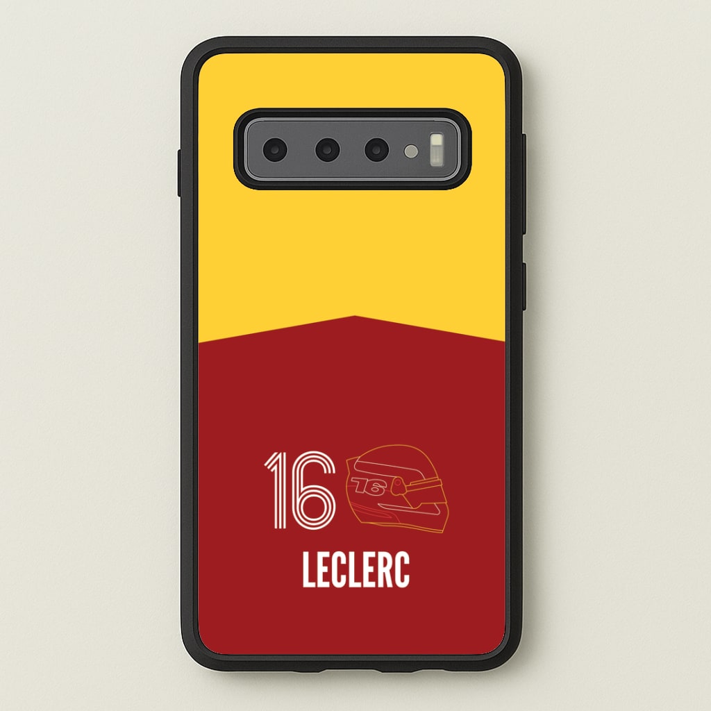 Leclerc Helmet 2026  Galaxy S10 Plus Case