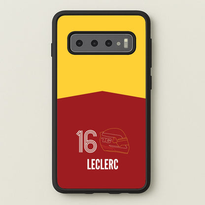 Leclerc Helmet 2026  Galaxy S10 Plus Case