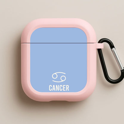 Cancer Pastel Zodiac Pink AirPods Case