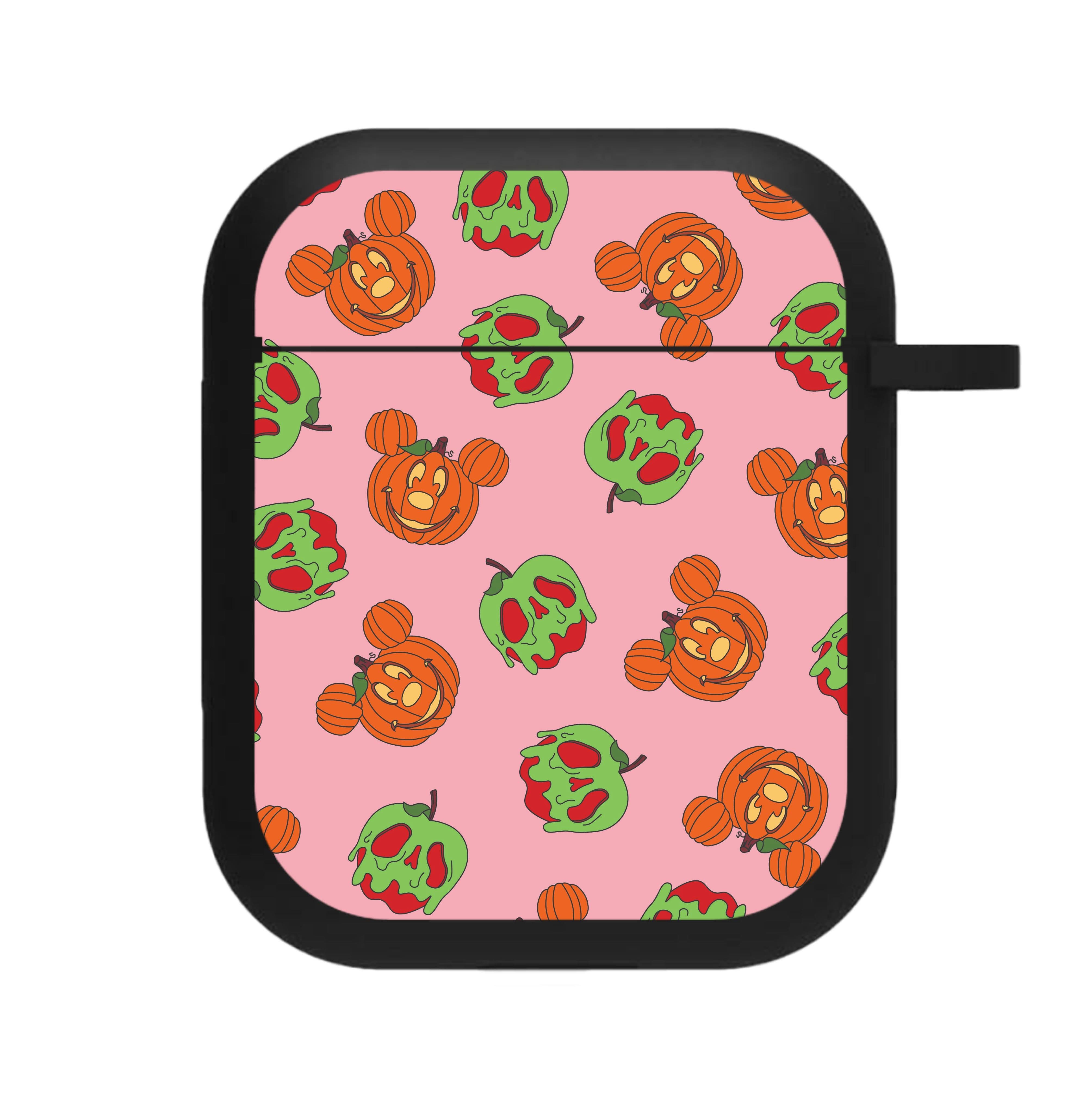 Pumpkin Mouse And Poison Apple Pattern AirPods Case